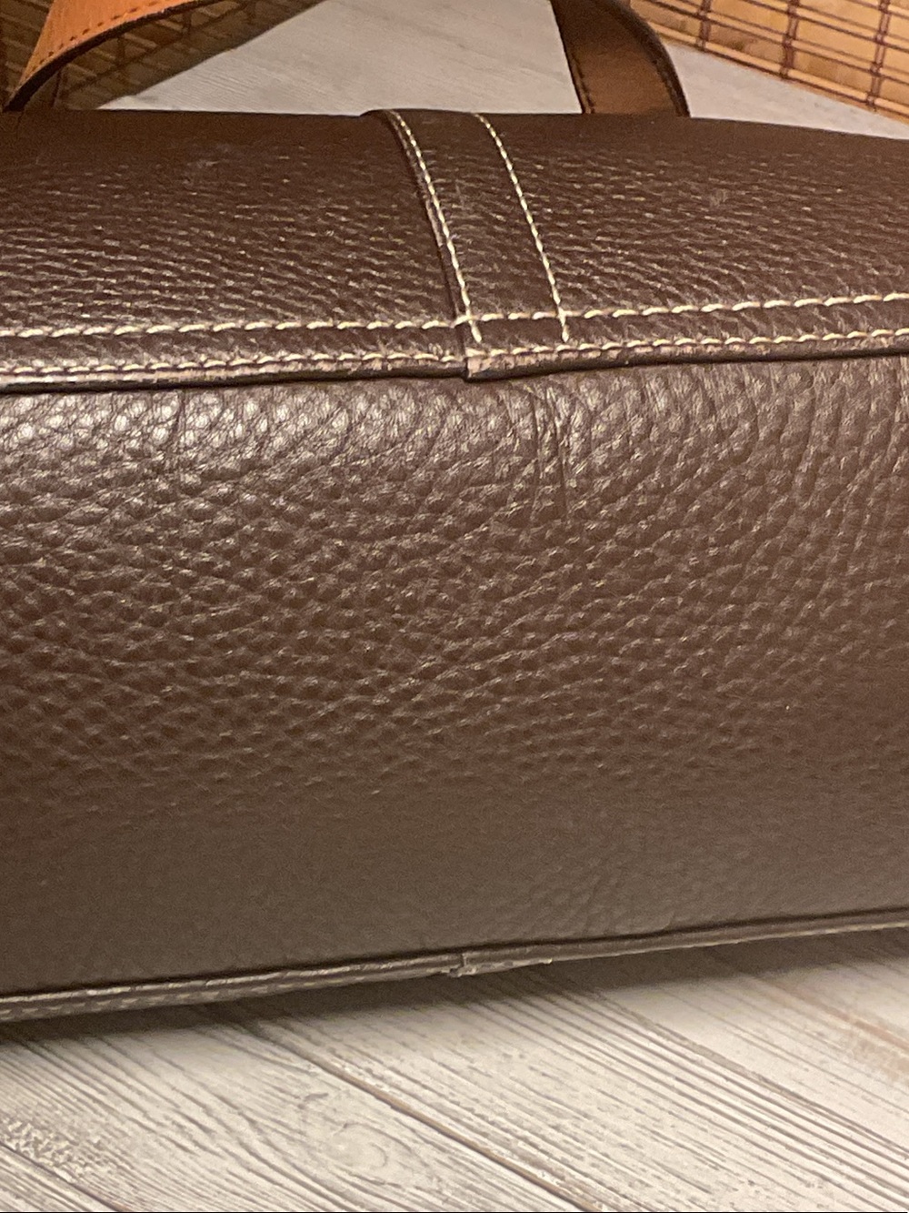 Coach Chelsea Brown leather shoulder bag large Tote - Picture 8 of 12